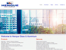 Tablet Screenshot of henqueglass.co.za